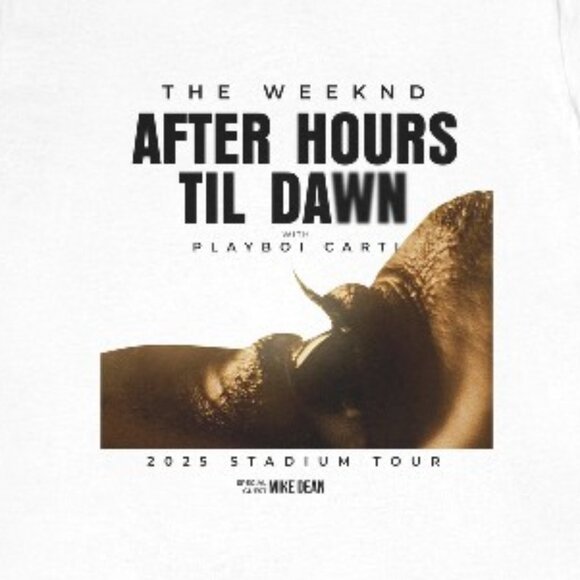 Weeknds After Hours Til Dawn Tour 2025 Shirt 170 - Picture 2 of 6